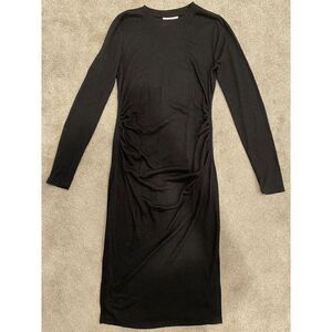MOTHERHOOD MATERNITY  NWOT, black long sleeve sweater dress, size Small